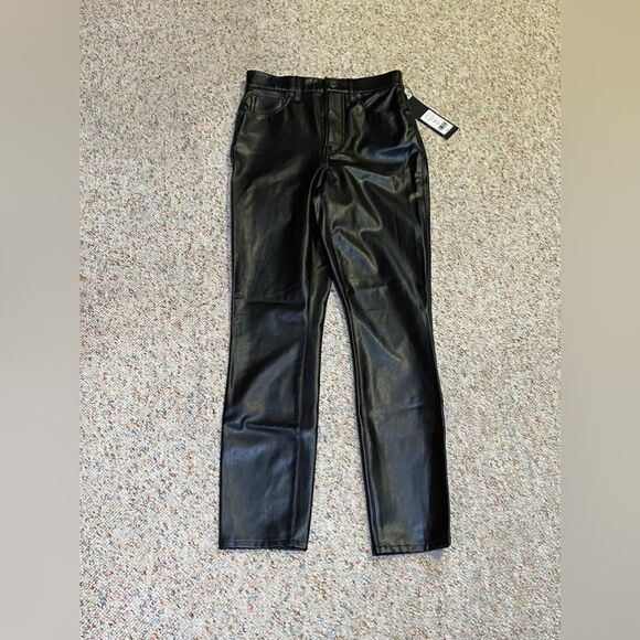 Veronica Berad Maera Extra High Rise Skinny Faux Leather Pants size 27 - Picture 8 of 13